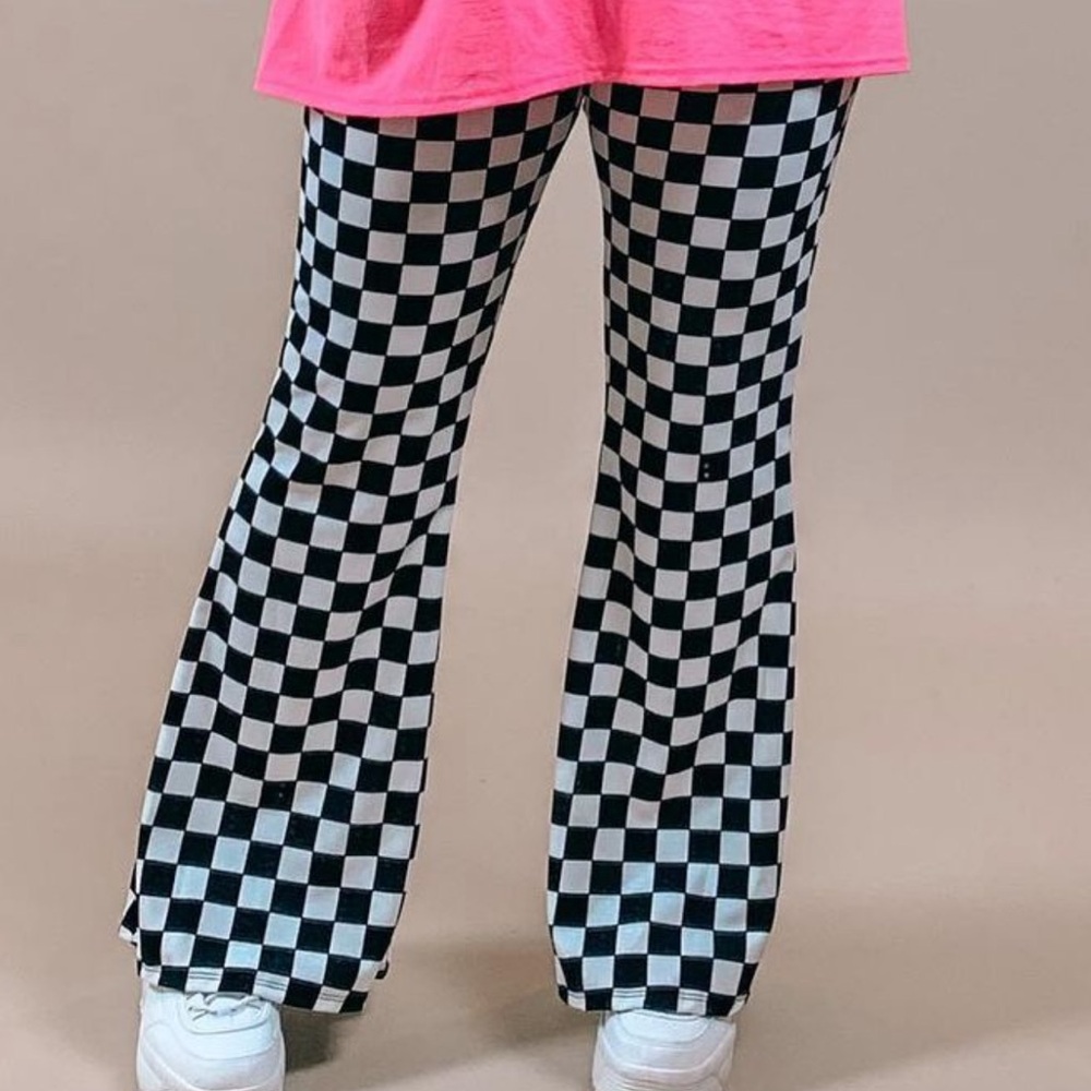 Checkerboard pants